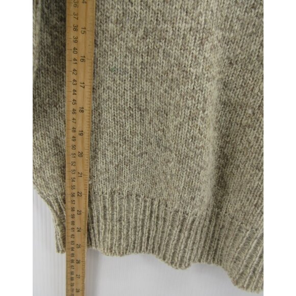 VGT Eastern Mountain Sports Sweater Small Fisherman EMS Wool 80s USA - Picture 4 of 10